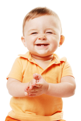 Smiling baby.